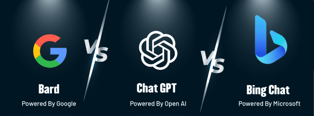 ChatGPT vs Google Bard vs Bing AI