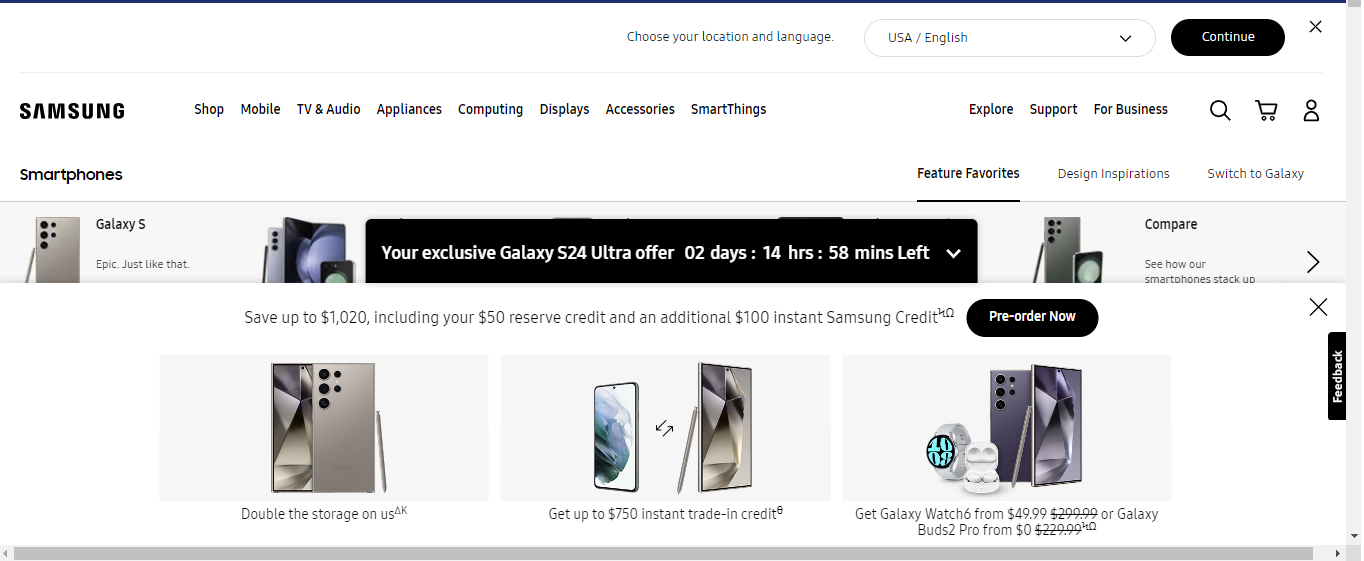 Galaxy S24 Ultra Pre-Order