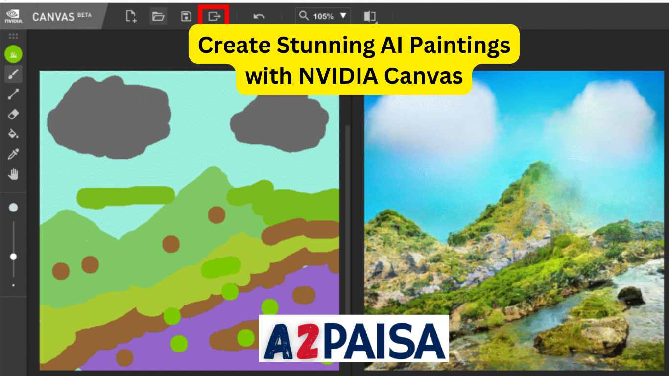 Create Stunning AI Paintings with NVIDIA Canvas